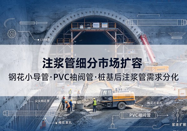 北海注浆管细分市场扩容，隧道钢花小导管、PVC 袖阀管、桩基后注浆管需求分化